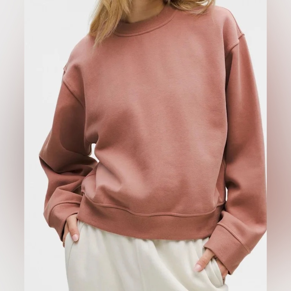 NWT Lululemon Women's Steady State Crew- Red Clay/ Size XXS